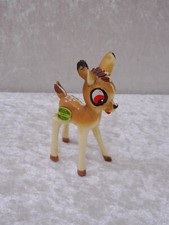 Sslwmg - Disney Design Figurine Bambi Cerf - Plastique - Vintage - 9 CM
