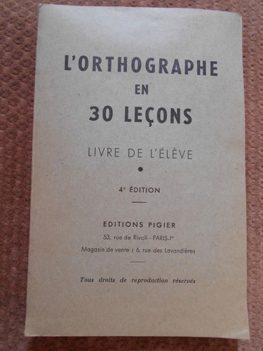 Orthographe lecons - l'orthographe,