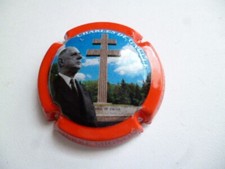 capsule champ Pierre MIGNON, Charles de Gaulle, contour rouge, N°165c