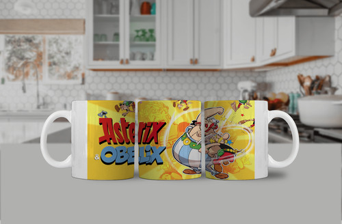 Mug asterix obelix - asterix, bd