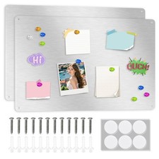 Tableau Magnétique Mural Plaque Aimantee pour Magnets Effaçable en Acier Idéa...