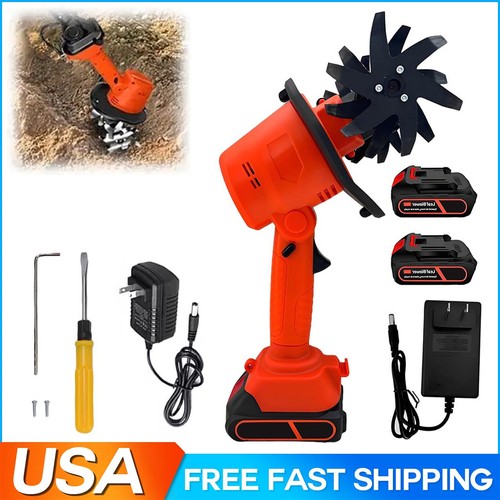 Cordless electric tiller - cordless,