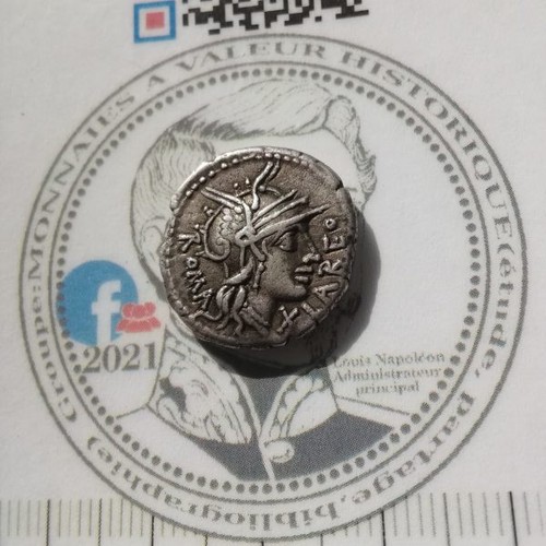 Monnaie fabia denier 82 - monnaie,, fabia,