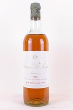 sauternes château les justices (capsule oxydée) liquoreux 1978 - bordeaux