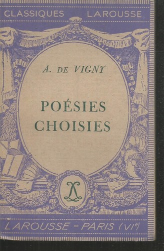 Poesies choisies alfred - poesies, de