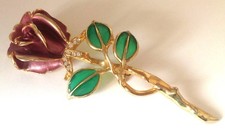 broche rétro la rose bijou