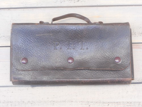 Vintage ancienne sacoche - ancienne, en