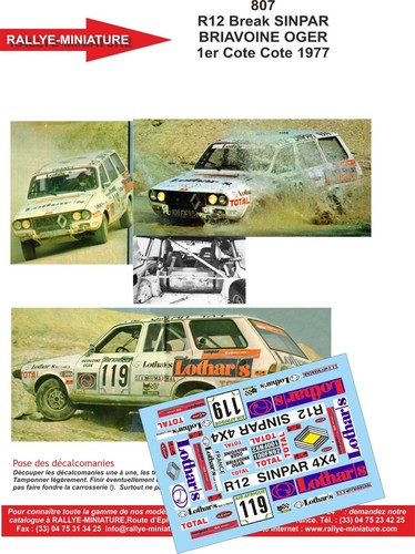 Decals ref 0807 renault - ref,