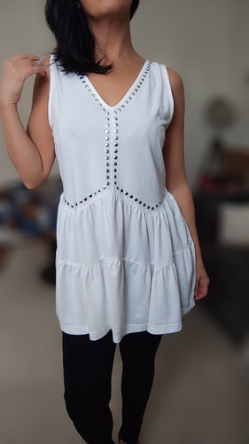 Tunique blanche fluide neuve - blanche,