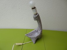 PIED DE LAMPE ZOOMORPHE EN FAIENCE DE VALLAURIS LE VAUCOUR