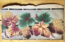 ANCIEN PAPIER PEINT ANNEES 30 ART DECO FRISE VIGNE VINTAGE WALLPAPER