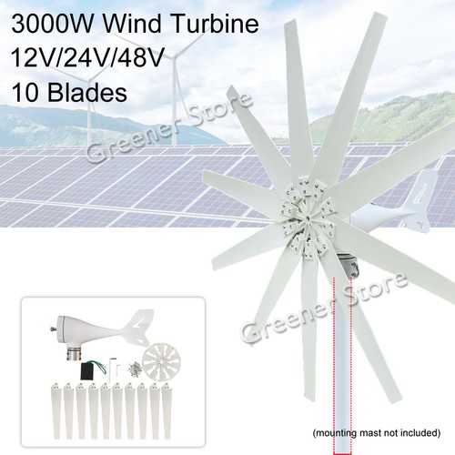 3000w 12v 24v 48v turbine - 24v,
