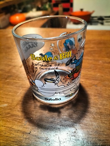 Verre nutella 1997 boule - boule, et