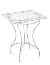 Table de jardin en fer forgé