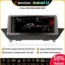 10.25" 8-Core Android 13 Autoradio GPS DAB+CarPlay 64Go Wifi BMW BMW X1 E84 CIC