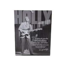 Plaque métal 30 x 40 cm : Buddy Holly