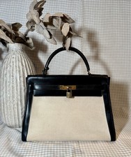 Hermès Kelly 32 Toile Box