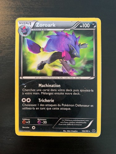 Carte pokémon zoroark - carte,