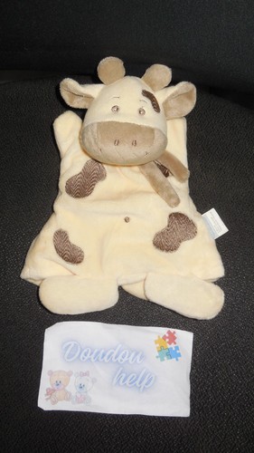 266 doudou marionnette - doudou, vache