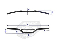 Renthal Guidon R823 Racer 22Mm