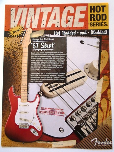 Affichette fender stratocaster - fender,