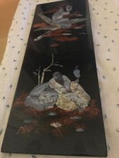 PANNEAU CHINOIS LAQUE DE CHINE