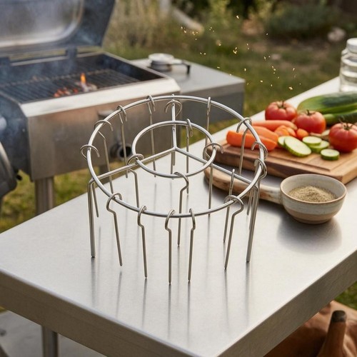 Gril vertical inox rond - gril,