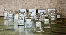 10 Flacons vides  100 ml et 4 boites parfum Chanel 5