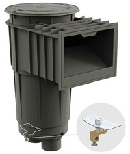 Hayward SP1072S2DGR Foncé Gray-Colored Gunite Piscine Sol Écumoire W/ Rond Coque