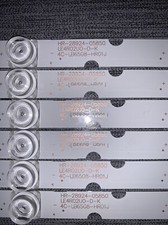 ✅ 6 BARRETTES LEDS  Pour TV Toshiba 65U3800C