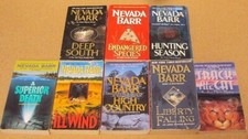 Lot 8 Nevada Barr PB Book Anna Pigeon Deep South/Ill Wind/Hunting Season....