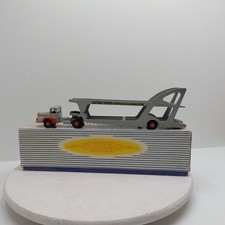 Dinky Toys n° 39A tracteur UNIC semi-remorque porte-voitures Boilot avec boîte 