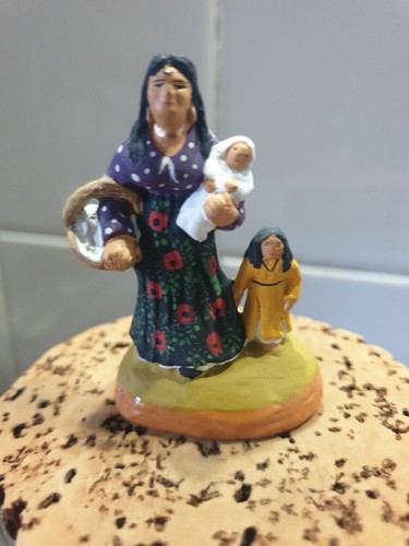 Santon crèche noël - crèche, ancien