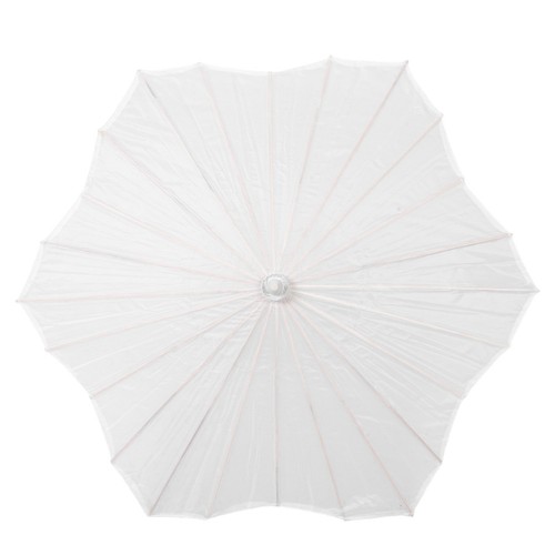 Vintage white party - white, parasol