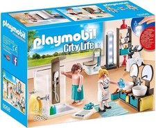 PLAYMOBIL City life Salle de Bain avec douche à l italienne 9268 / Jouet NOEL