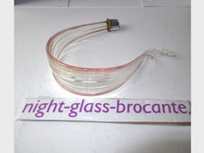 1 FEUILLE VINTAGE EN VERRE DE