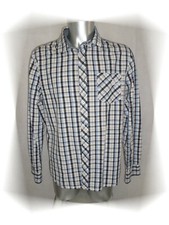 Chemise à Carreaux Bleu Blanc