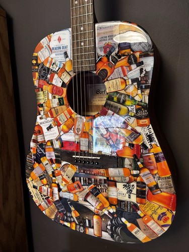 Cort acoustic whiskey guitar - whiskey,