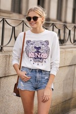 Pull KENZO Tiger en jersey de