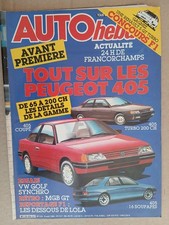 AUTO HEBDO N°534 6/8/1986