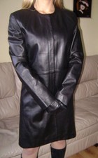 Trench-coat/Manteau en Cuir nappa d'agneau MARKS & SPENCER Londres