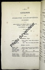 Entomologie: Marquet, 1872