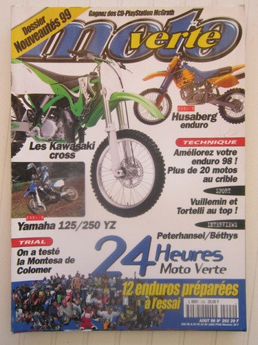 Moto verte 292 husaberg - n°, 292/