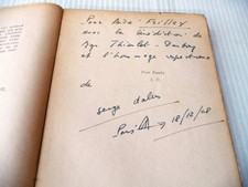 signe de piste la tache de vin  ill joubert s dalens alsatia paris  1947 + dedic