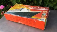 Ancienne maquette vintage HELLER paquebot QUEEN MARY 2 ref 52902 ech 1/600