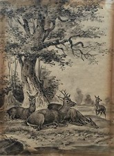 JAGDMALER 19E SIÈCLE -