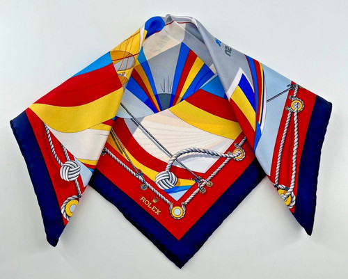 Foulard carré vintage rolex - carré,