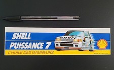 Autocollant Stickers Vintage Ancien Peugeot 205 Rallye