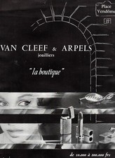 PUBLICITE AD JOAILLERIE JEWELRY VAN CLEEF AND ARPELS