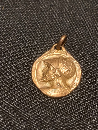 Médaille art nouveau soldat - médaille,